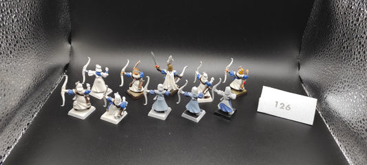 (10) Elven Archers Guard High Elves Warhammer Fantasy Miniatures -2359-