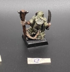 (1) Plague Monk Metal Skaven Warhammer Fantasy Miniatures -1497-