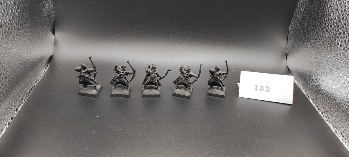 (5) Shadow Warriors METAL High Elves Warhammer Fantasy Miniatures -2363-