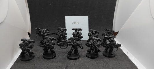 (10) Metal Sternguard Veterans Converted Space Marines Warhammer 40k -2276-