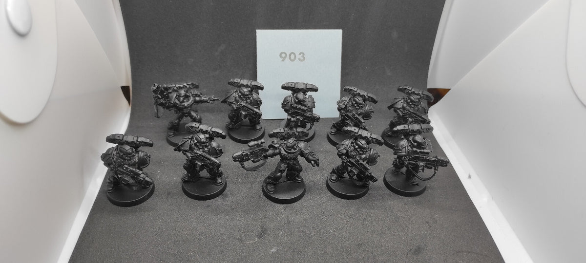 (10) Metal Sternguard Veterans Converted Space Marines Warhammer 40k -2276-