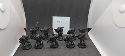 (10) Metal Sternguard Veterans Converted Space Marines Warhammer 40k -2276-