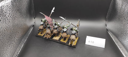 (5) Orc Boar Boyz Riders Orcs & Goblins Warhammer Fantasy Miniatures -1610-