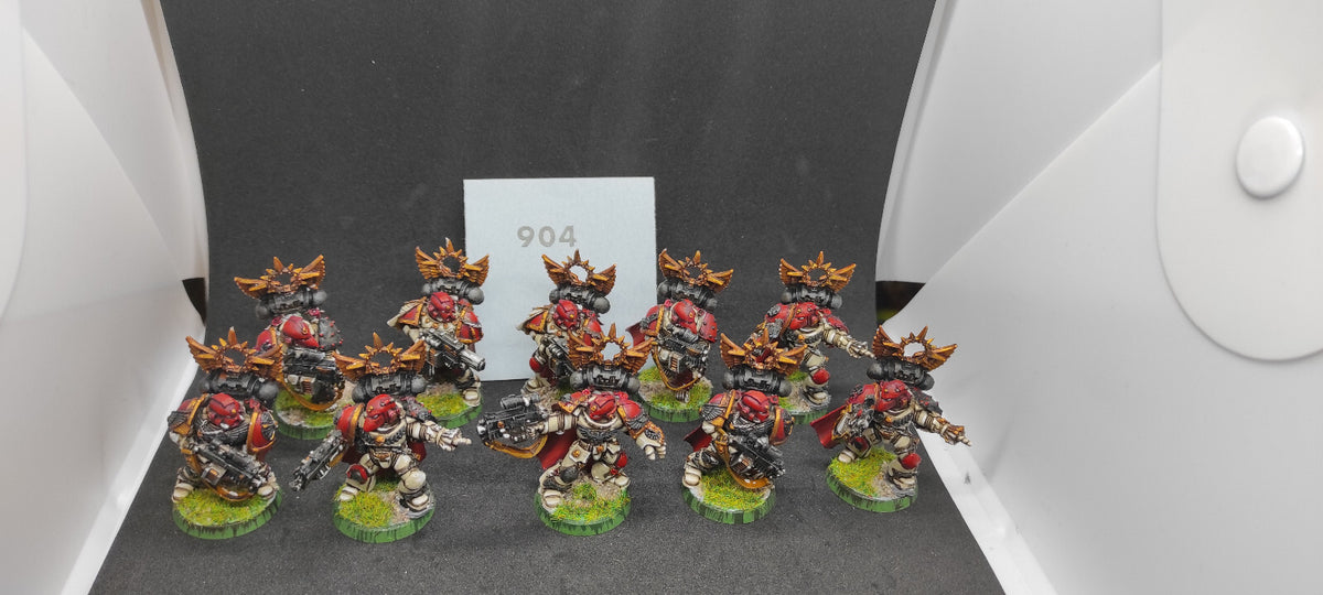(10) Metal Sternguard Veterans Painted Converted Space Marines Warhammer 40k -2277-