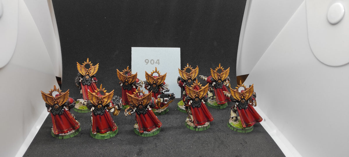 (10) Metal Sternguard Veterans Painted Converted Space Marines Warhammer 40k -2277-