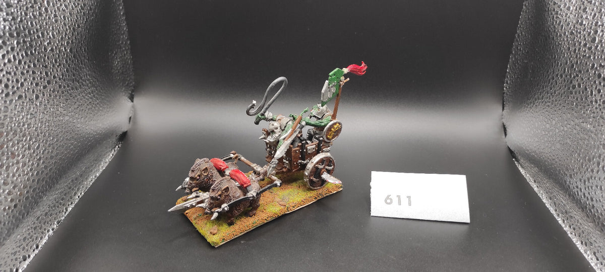 (1) Orc Boar Chariot Orcs & Goblins Warhammer Fantasy Miniatures -1611-