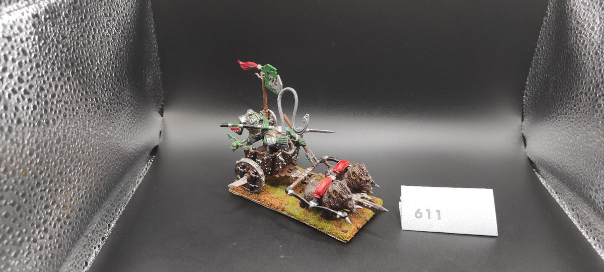 (1) Orc Boar Chariot Orcs & Goblins Warhammer Fantasy Miniatures -1611-