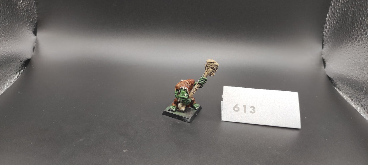 (1) Orc Shaman Metal Orcs & Goblins Warhammer Fantasy Miniatures -1613-