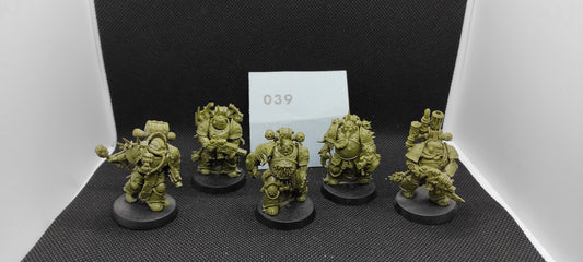 (5) Plague Marines Death Guard Chaos Space Marines Warhammer 40k -2122-