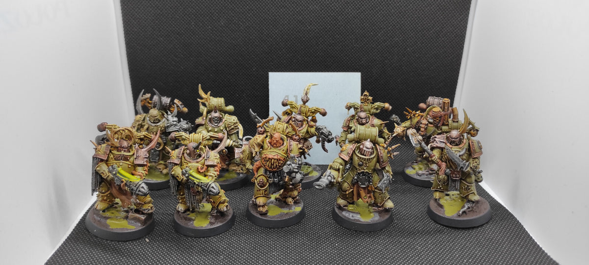 (10) Plague Marines Death Guard Chaos Space Marines Warhammer 40k -2123-