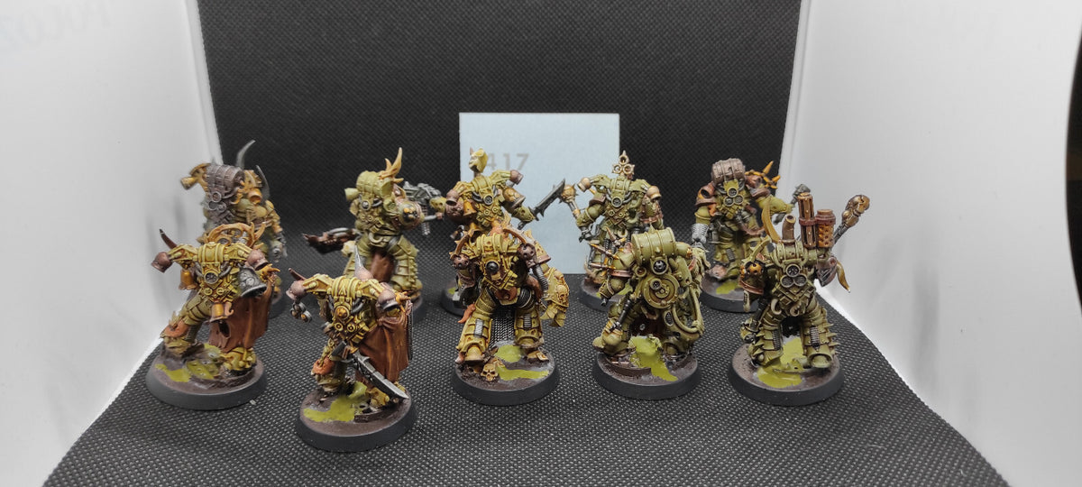 (10) Plague Marines Death Guard Chaos Space Marines Warhammer 40k -2123-