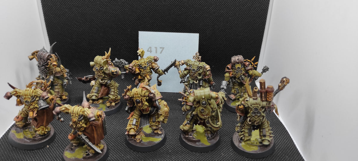 (10) Plague Marines Death Guard Chaos Space Marines Warhammer 40k -2123-