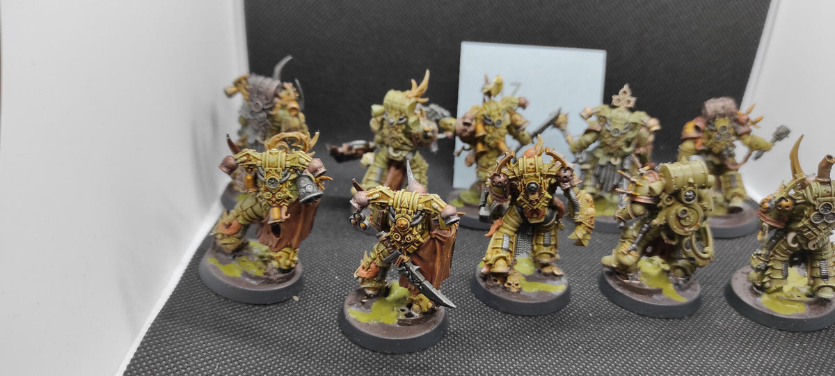 (10) Plague Marines Death Guard Chaos Space Marines Warhammer 40k -2123-