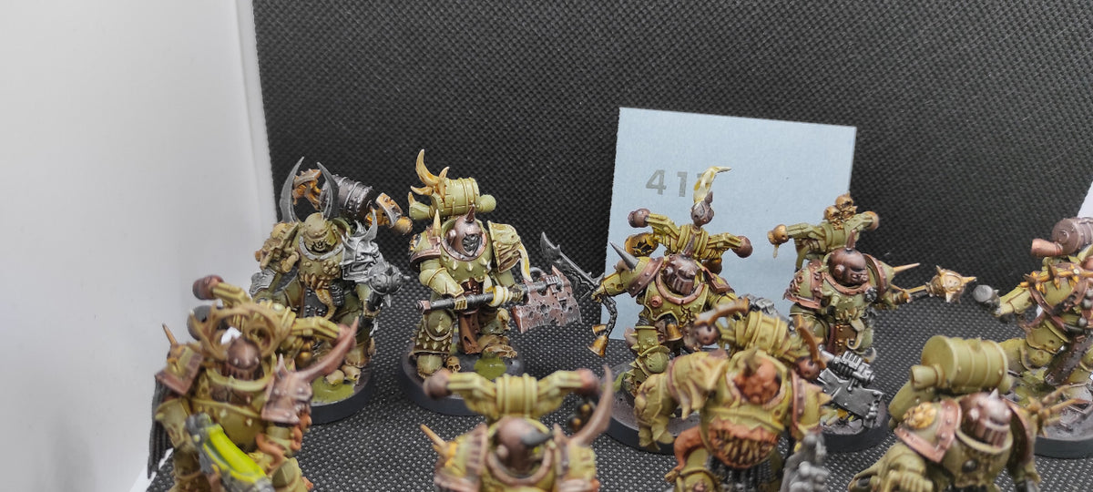 (10) Plague Marines Death Guard Chaos Space Marines Warhammer 40k -2123-