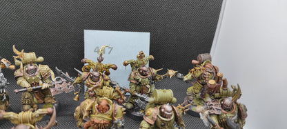 (10) Plague Marines Death Guard Chaos Space Marines Warhammer 40k -2123-
