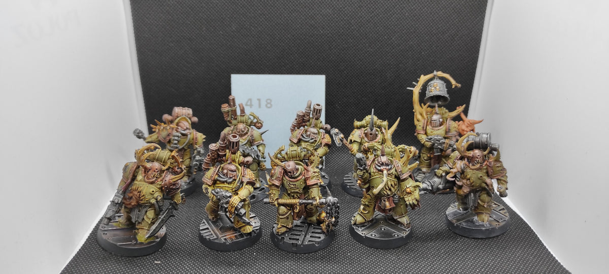 (10) Plague Marines Death Guard Chaos Space Marines Warhammer 40k -2124-