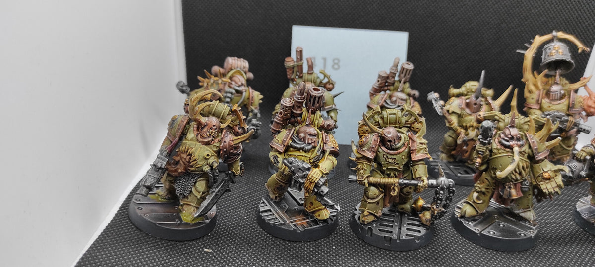 (10) Plague Marines Death Guard Chaos Space Marines Warhammer 40k -2124-