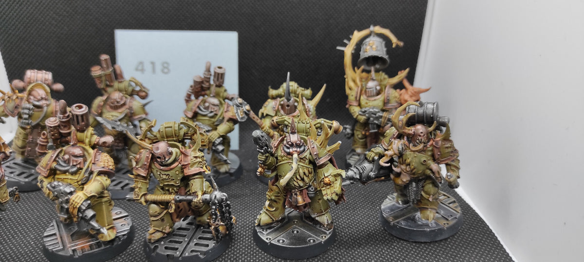 (10) Plague Marines Death Guard Chaos Space Marines Warhammer 40k -2124-