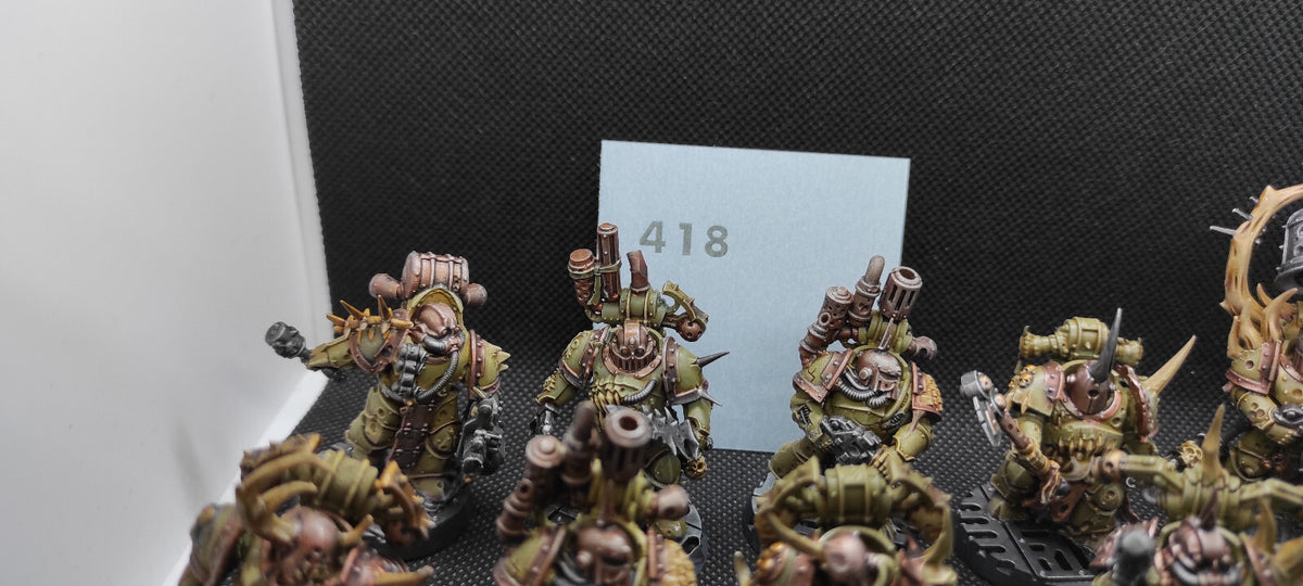 (10) Plague Marines Death Guard Chaos Space Marines Warhammer 40k -2124-