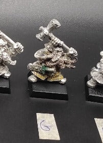 (1) Dwarf Hammerers Champion Warhammer Fantasy Miniatures -1161-