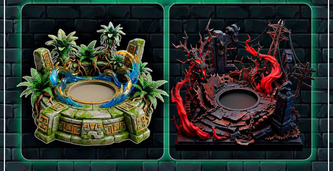 Universal Dioramas - Fantasy Scenic Base Diorama