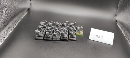 (16) Goblin Archers Battle Fo Skull Pass Orcs & Goblins Warhammer Fantasy Miniatures -1630-