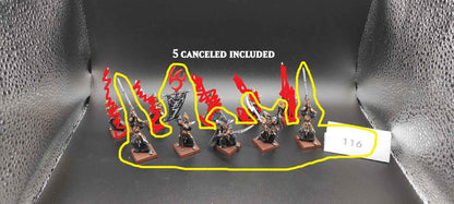reserved egco-50 Warhammer Fantasy WHFB Dark Elves LOT GROUP 3: Executioners reserved egco-50