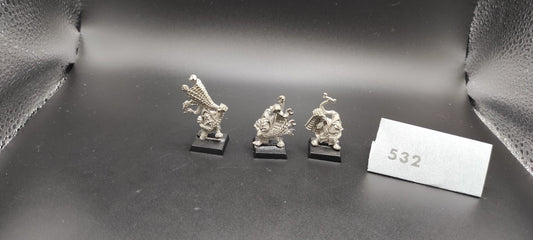 (3) Goblin Netters Metal Orcs & Goblins Warhammer Fantasy Miniatures -1638-
