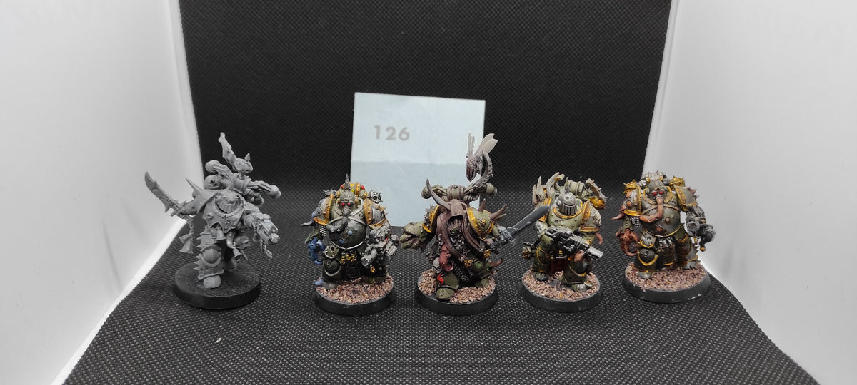 (5) Plague Marines Death Guard Chaos Space Marines Warhammer 40k -2140-