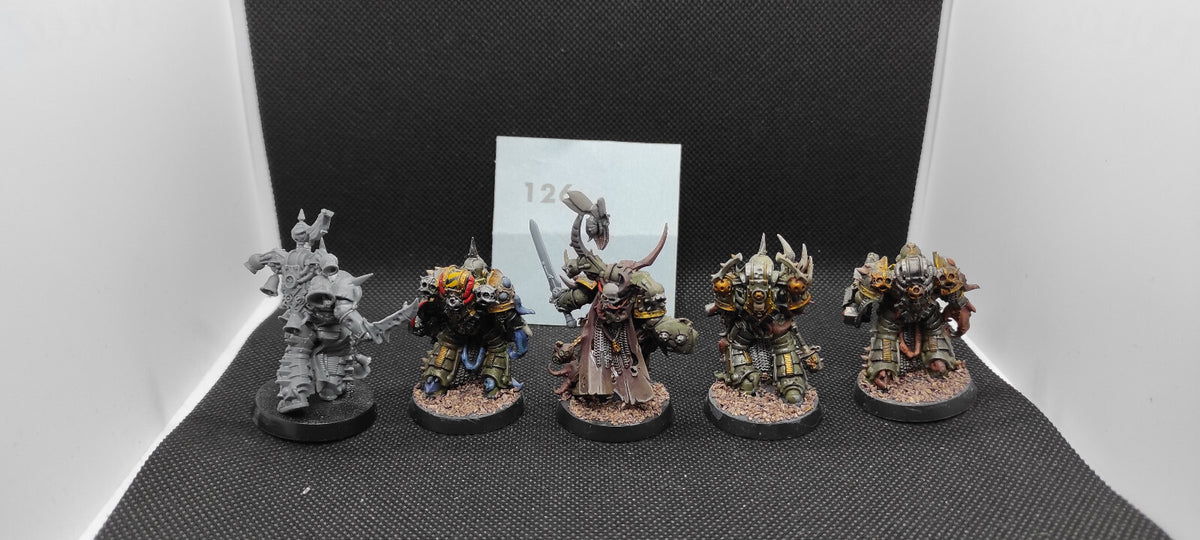 (5) Plague Marines Death Guard Chaos Space Marines Warhammer 40k -2140-