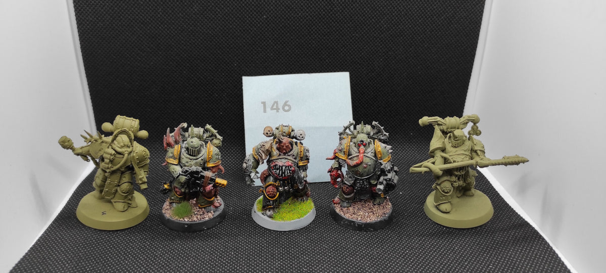 (5) Plague Marines Death Guard Chaos Space Marines Warhammer 40k -2145-