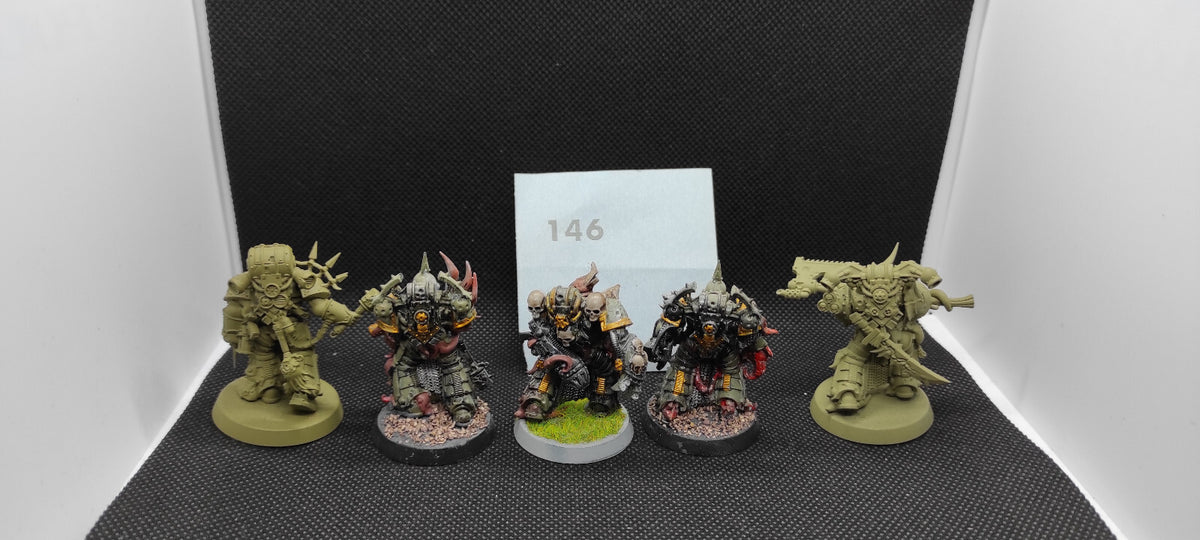 (5) Plague Marines Death Guard Chaos Space Marines Warhammer 40k -2145-