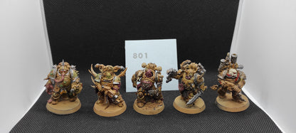 (5) Plague Marines Death Guard Chaos Space Marines Warhammer 40k -2146-