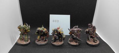 (5) Plague Marines Death Guard Chaos Space Marines Warhammer 40k -2147-