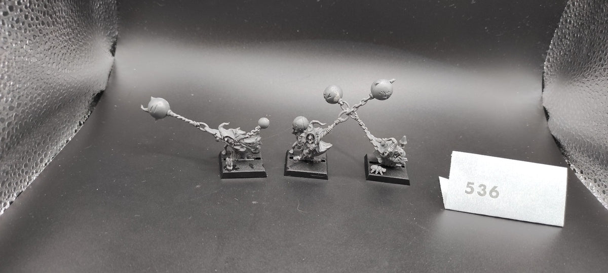 (3) Goblin Fanatics Orcs & Goblins Warhammer Fantasy Miniatures -1646-