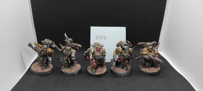 (5) Plague Marines Death Guard Chaos Space Marines Warhammer 40k -2148-
