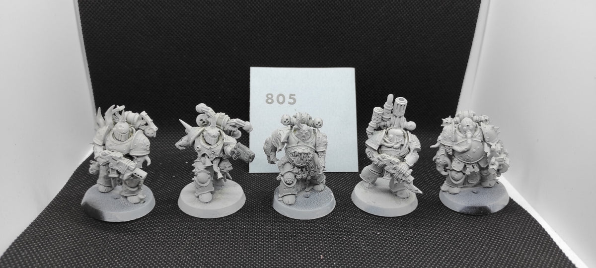 (5) Plague Marines Death Guard Chaos Space Marines Warhammer 40k -2149-