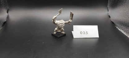 (1) Borgut Facebeater Black Orc Warboss Metal Orcs & Goblins Warhammer Fantasy Miniatures -1650-