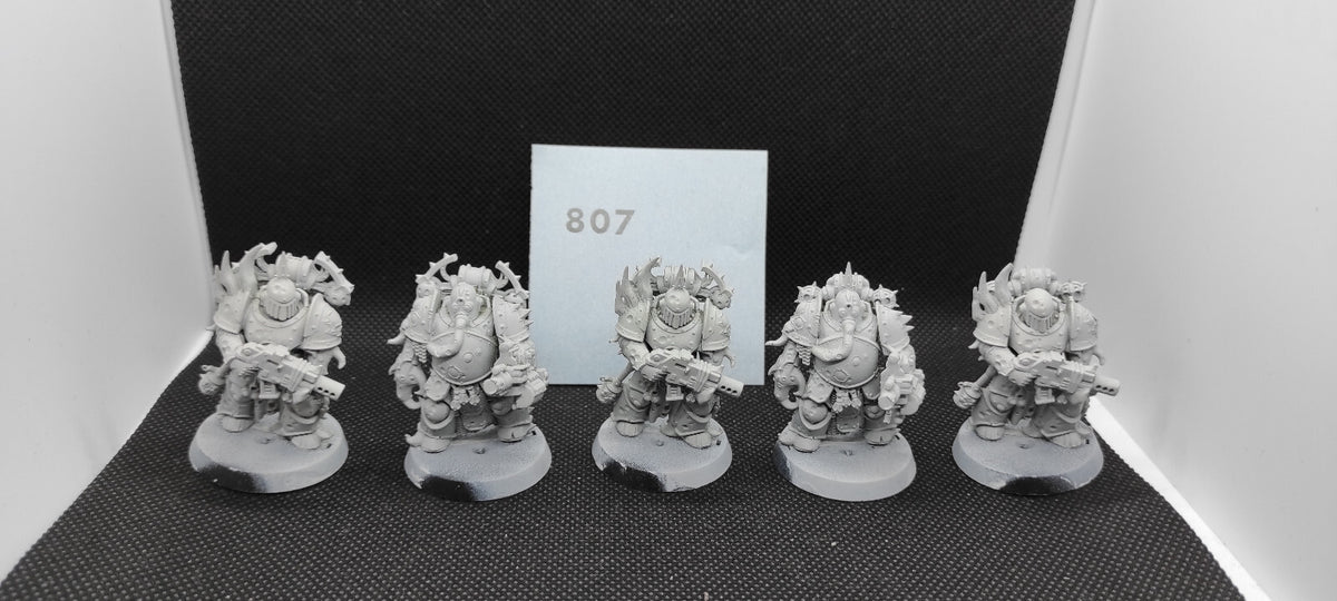 (5) Plague Marines Death Guard Chaos Space Marines Warhammer 40k -2151-