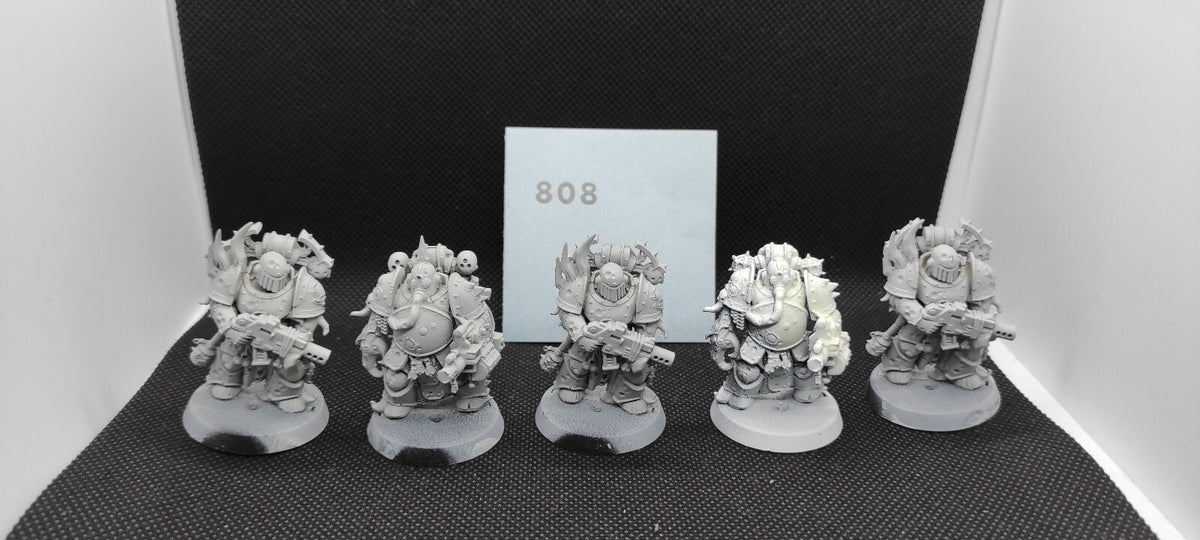 (5) Plague Marines Death Guard Chaos Space Marines Warhammer 40k -2152-