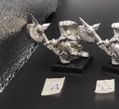 (1) Dwarf Giant Slayer Warhammer Fantasy Miniatures -1194-