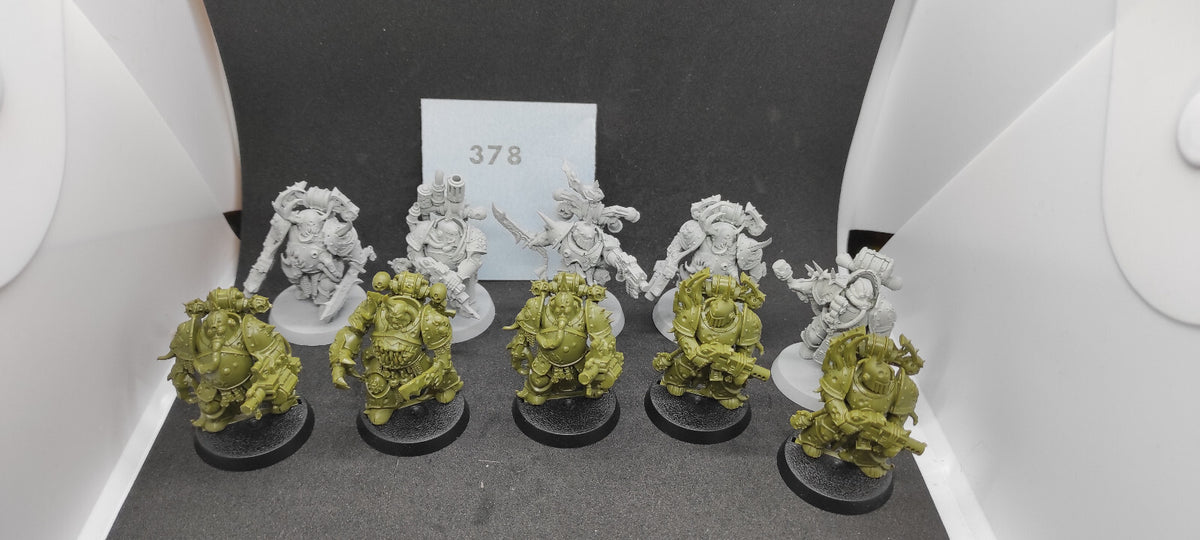 (10) Plague Marines Death Guard Chaos Space Marines Warhammer 40k -2160-
