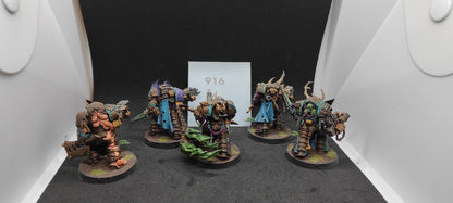 (5) Blightlord Terminators Death Guard Chaos Space Marines Warhammer 40k -2171-