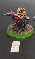(1) Dwarf Clansmen Warhammer Fantasy Miniatures -1234-