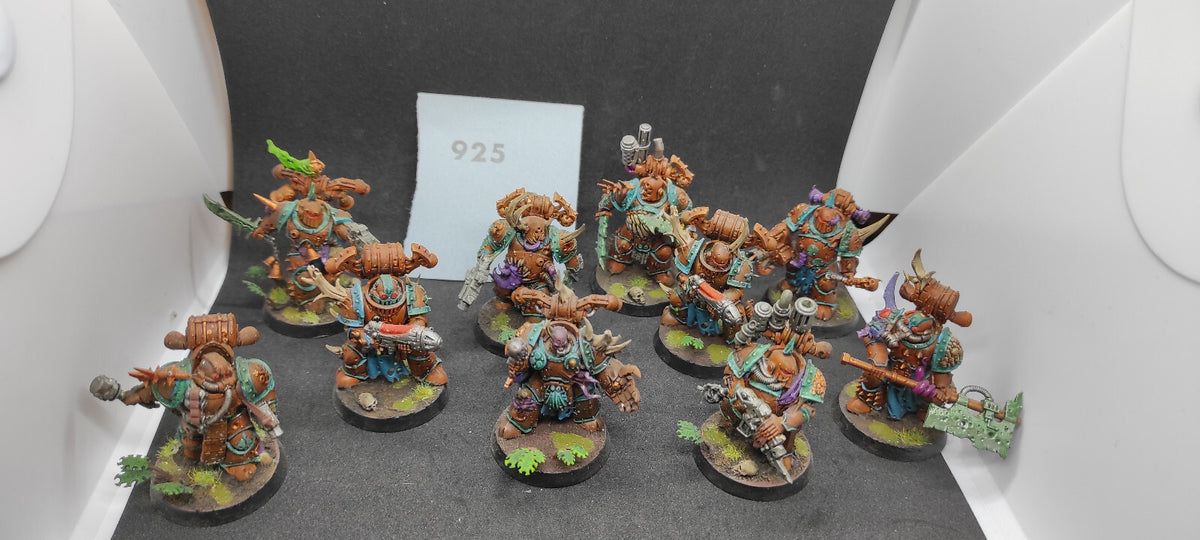 (10) Plague Marines Death Guard Chaos Space Marines Warhammer 40k -2186-