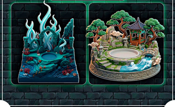 Universal Dioramas - Fantasy Scenic Base Diorama