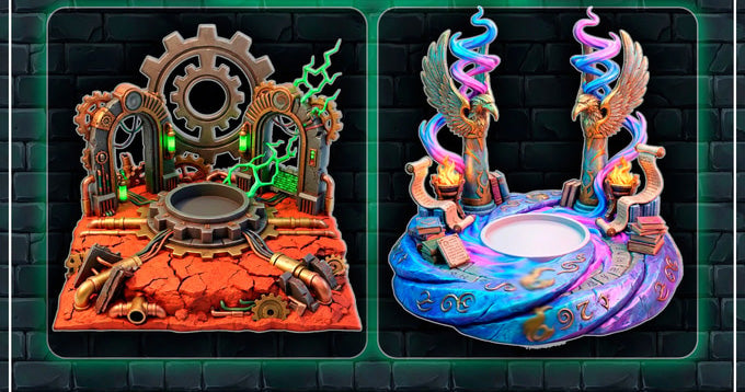 Universal Dioramas - Fantasy Scenic Base Diorama