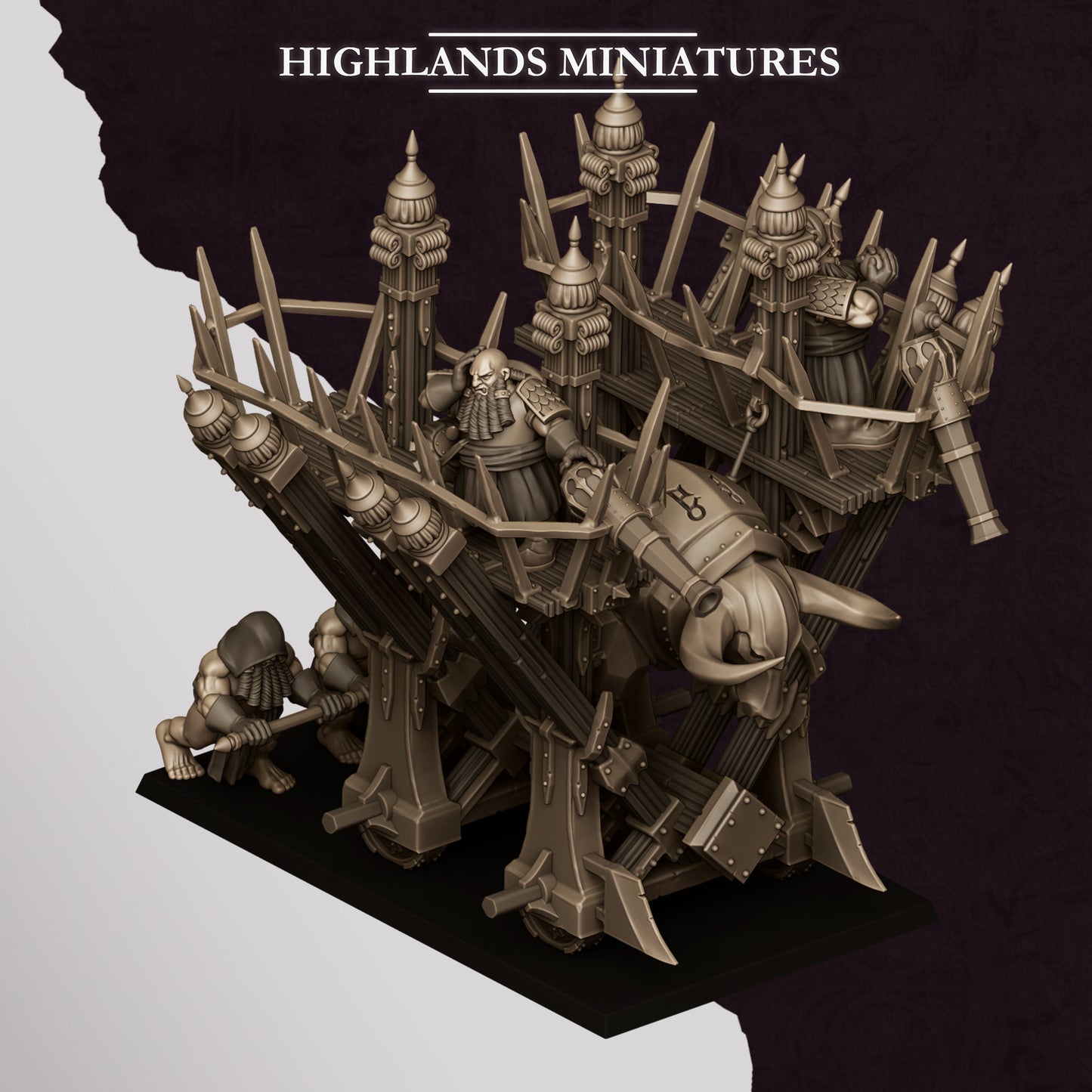 Blazing Icon of Marduk - Highlands Miniatures (1)