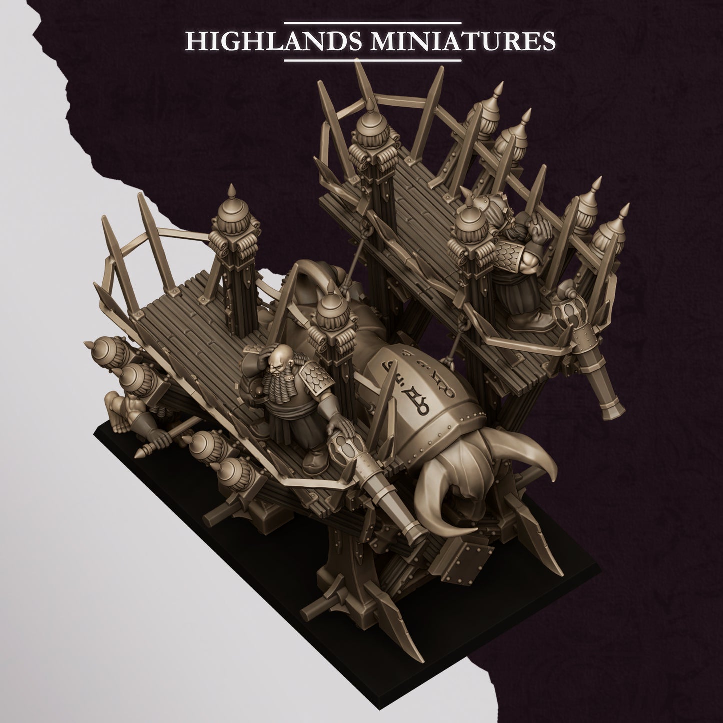 Blazing Icon of Marduk - Highlands Miniatures (1)