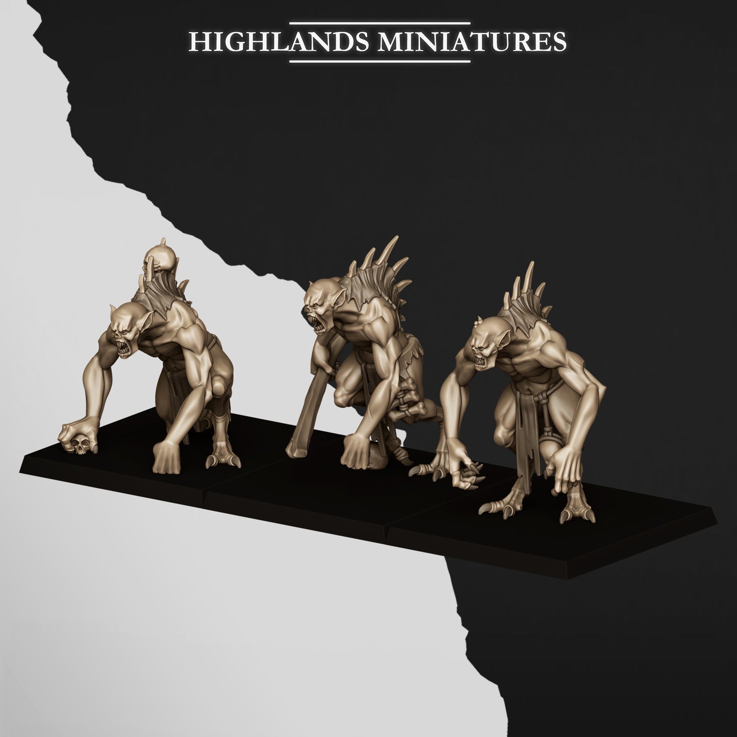 Crypt Ghouls - Highlands Miniatures (3)